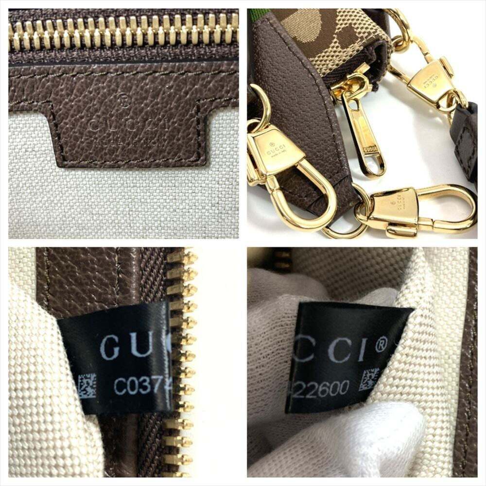 Gucci Jumbo GG Shoulder Bag/Clutch Bag (2-way) Canvas Leather 699130・527066 ... - Picture 8 of 10